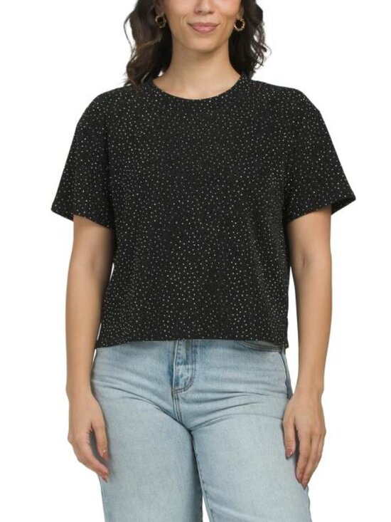 LNA Tops - LNA Brooklyn Studded Tee